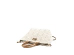 Tote cotton mix KELLY beige